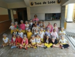 Hoje foi dia de CULINÁRIA para as turminhas do JARDIM 2 da tia Livinha e tia Gabi....