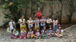 Maternal aprendendo as regrinhas básicas pra ter um trânsito seguro!!!!!