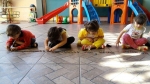 O maternal realizou uma atividade de psicomotricidade onde trabalhou a concentração!!!